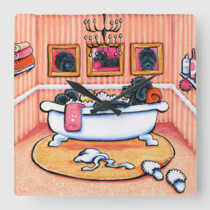 Bara fem minuter till fyrkantig klocka