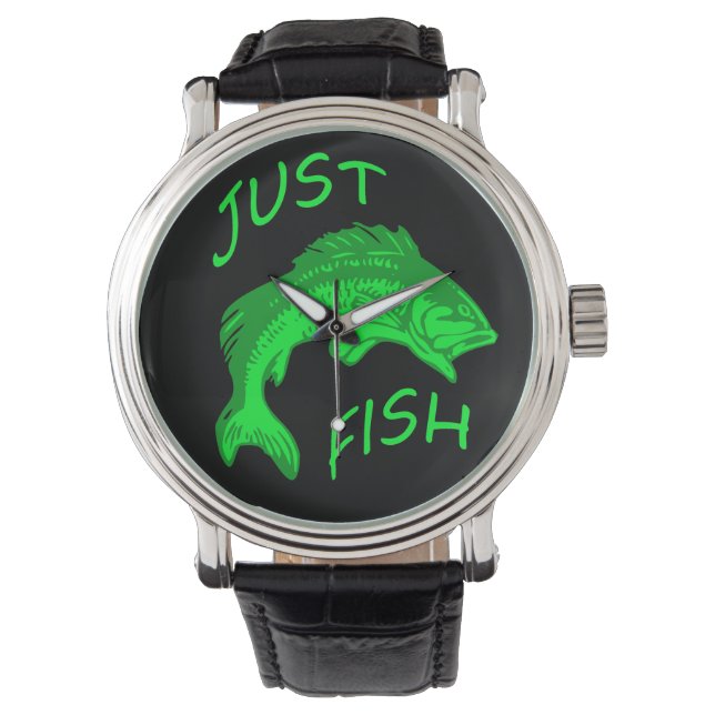 Bara Fisk Tittar Armbandsur (Framsida)