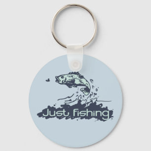 Bara fiskekalkedja nyckelring