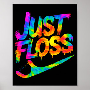 Bara flossa Rolig tandläkare Oral hygienist Rdh Ta Poster