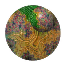 Bara Flytande genom dekorativt glasblock