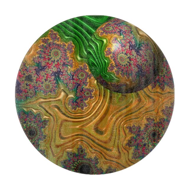 Bara Flytande genom dekorativt glasblock (Framsidan)