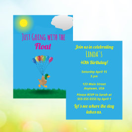 Bara följer med Float-inbjudan Inbjudningar