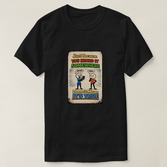 Bara för att... (3) t shirt (Design framsida)