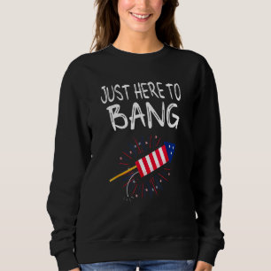 Bara för att bang Fireworks 4:e veterandagen i jul T Shirt