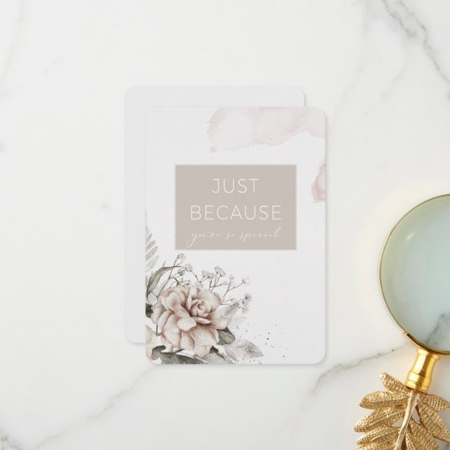 Bara För Att Du Är Så Speciell Kort (Fram/Back In Situ)