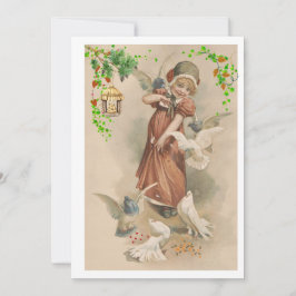 Bara för att säga Hej, platta Helgdag Julkort