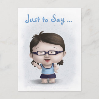 "Bara för att säga.. Jag missar ditt vykort