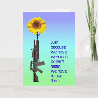 Bara för att vi har vapenkort kort