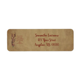 Bara för dagens inspirerande bön Adress Returadress Etikett