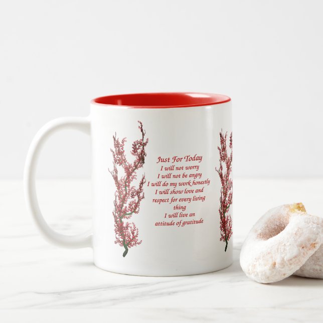 Bara för dagens inspirerande Två-Tonad mugg (Med munk)