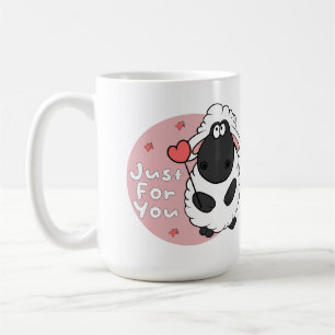 Bara för dig har Kawaii lustigt får ett hjärta Kaffemugg