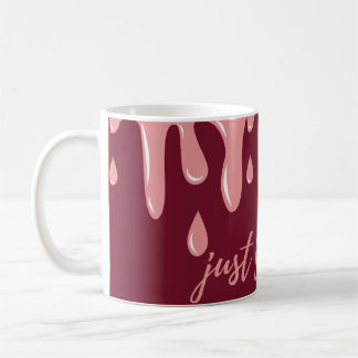 Bara för dig, Red mönster Kaffemugg