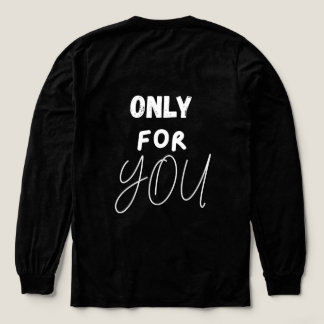 Bara för dig – Romantisk minimalistisk långärmad T Shirt