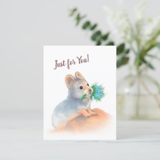 Bara för dig - Söt gratulationskort Kort