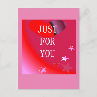 BARA FÖR DIG VYKORT