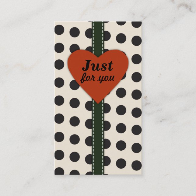 Bara för dina Affärskort Visitkort (Framsida)