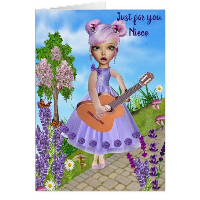 Bara för Niece (Kid): Hälsningskort (Framsidan)