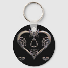 Bara för Nyckelringen Knapp Nyckelring