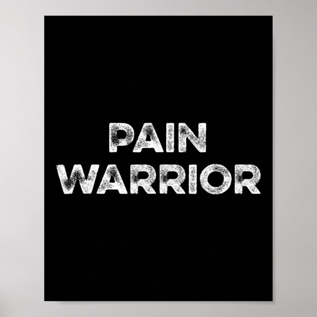 Bära för Orange av  för Pain Warrior Crps Awarenes Poster (Framsidan)