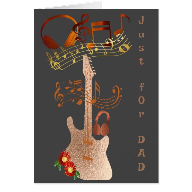 Bara för Pappa Hälsningskort (Framsidan)