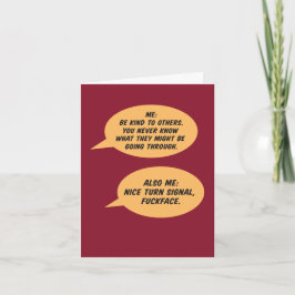 Bara för Roligten: Var vänliga mot andra Kort