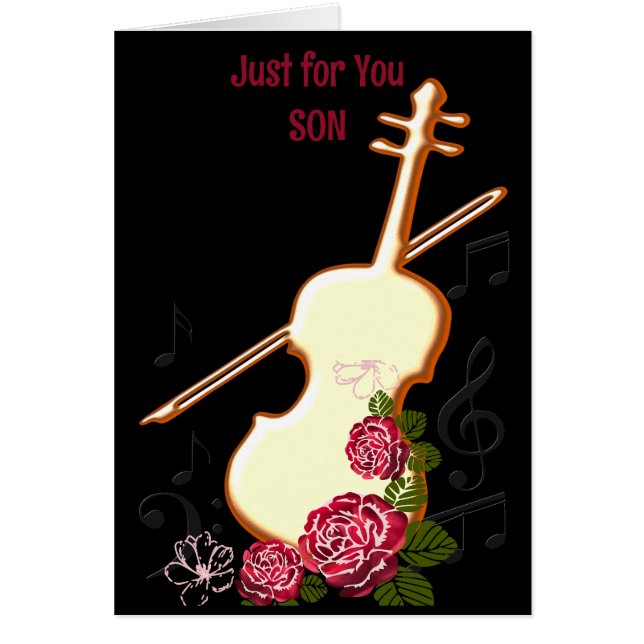 Bara för Son Hälsningskort (Framsidan)