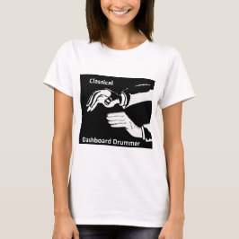 Bära för typisk instrumentpanelstrumma tee shirt