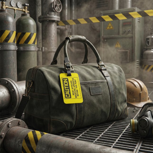 Bära för varningstecken godkänd för avbrutningsapp bagagebricka (Skapare uppladdad)