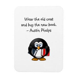 Bära Gammal Jacka Köp Bok Cute Funny Penguin-offer Magnet