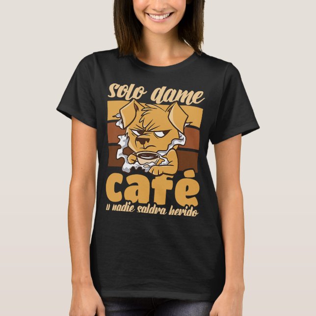Bara ge, kaffe och ingen får ont. t shirt (Framsida)