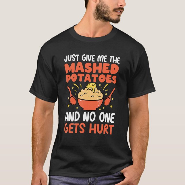Bara Ge Mashat Potatis T Shirt (Framsida)