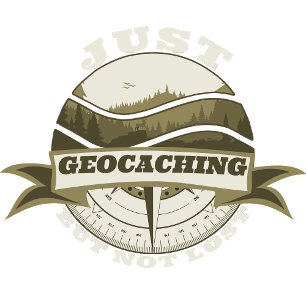 Bara geocaching men inte vilse t shirt