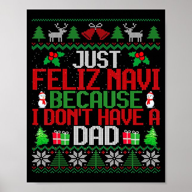 Bara glad Navi eftersom jag inte har en pappa ful  Poster (Framsidan)