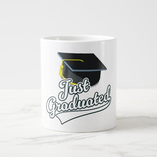 Bara graduerat! jumbo mugg (Framsidan)