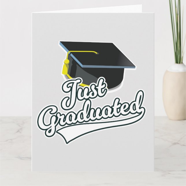 Bara graduerat! kort (Framsida)