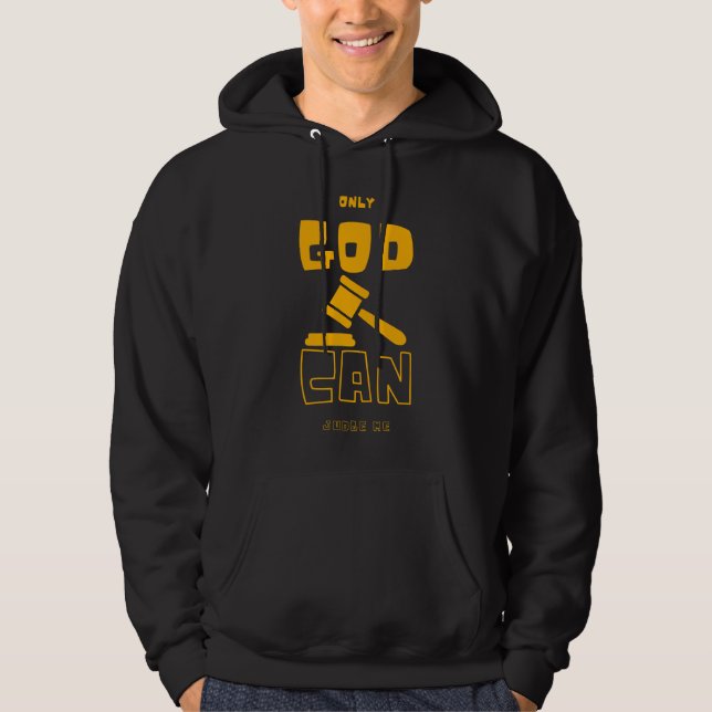 Bara Gud kan döma mig Manar Hoodie (Framsida)