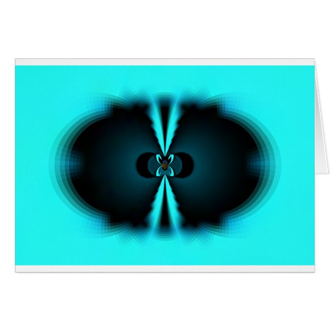 Bara Hakuna Matata-gåvor i Blue Hälsningskort (Framsidan Horizontal)