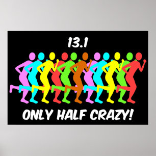 Bara halvgalen poster