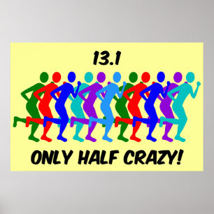Bara halvgalen poster