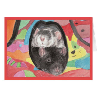 bara hängande hälsningskort