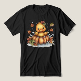 Bara hängande runt, Fall Anka spelar in Pumpkin T Shirt