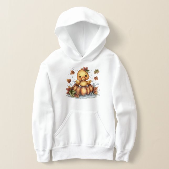 Bara hängande runt, Fall Anka spelar in Pumpkin T Shirt (Laydown)