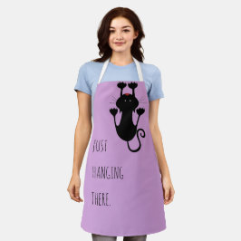 Bara hänger där svart tecknad lustig text