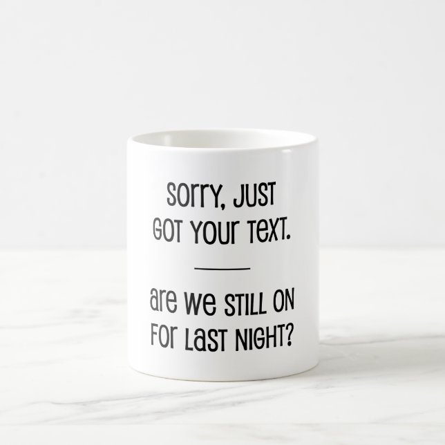 Bara Har din text Kaffemugg (Center)