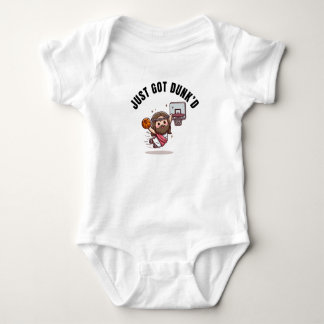 Bara Har Dunked Funny Baptism Baby Bodydräkt Gift T Shirt