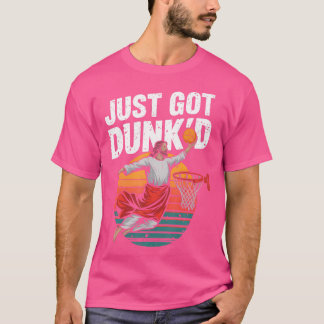 Bara Har Dunked Jesus Dunking Baptism spelar Bask T Shirt