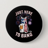 Bara här för att festa USA-flagg öl kattälskare 4 