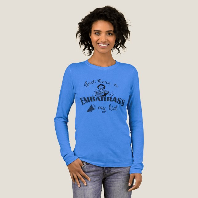 Bara här för att förlägenhetssätta mitt barn - Sas T Shirt (Hel framsida)