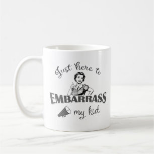 Bara här för att kavla mitt barn - Sassy Mamma Kaffemugg
